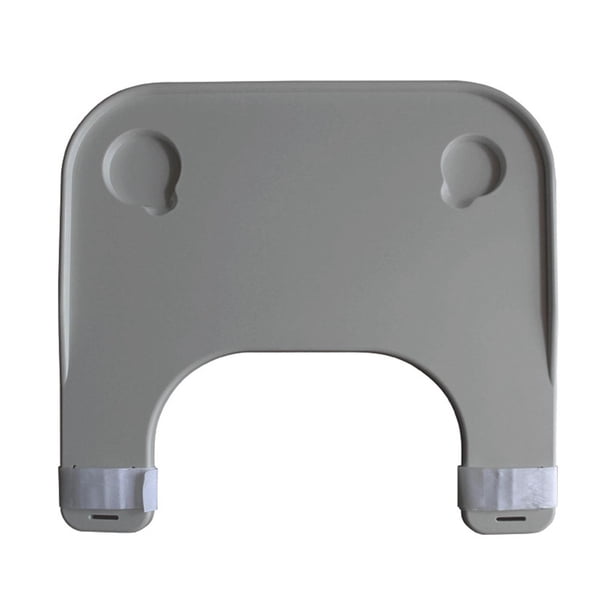 Bandeja para silla de ruedas Accesorios de escritorio desmontables Mesa de regazo Ayuda de movilidad portátil Fácil Gris jinwen bandeja para silla de ruedas