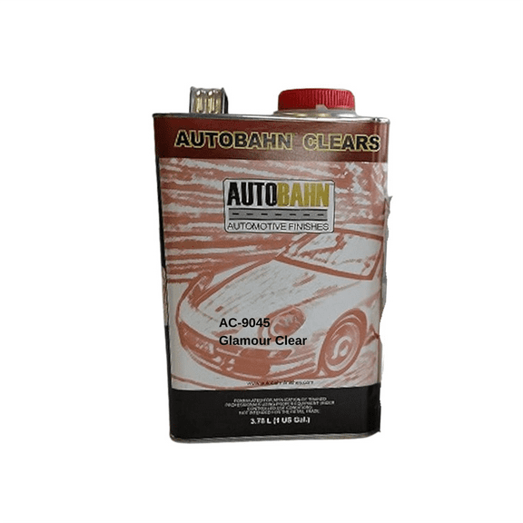 AUTOBAHN PRODUCTS AC9045-1 Glamour Clearcoat, 1 gal, 2:1 Mixing