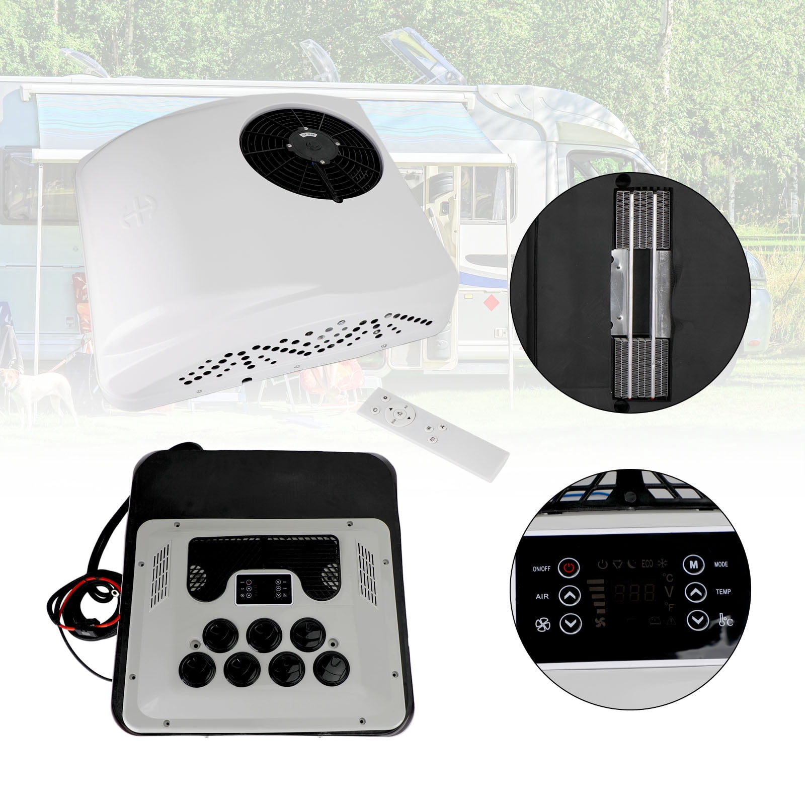 MotorGenic 13,500 BTU Rooftop RV Air Conditioner, White