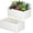 6*3*1.5FT Beige 2pcs, variant on Galvanized Raised Garden Bed,Outdoor Planter Box Metal Patio Kit,Outdoor Rectangular Metal Planter,Planting Bed for Vegetables Flowers Herb