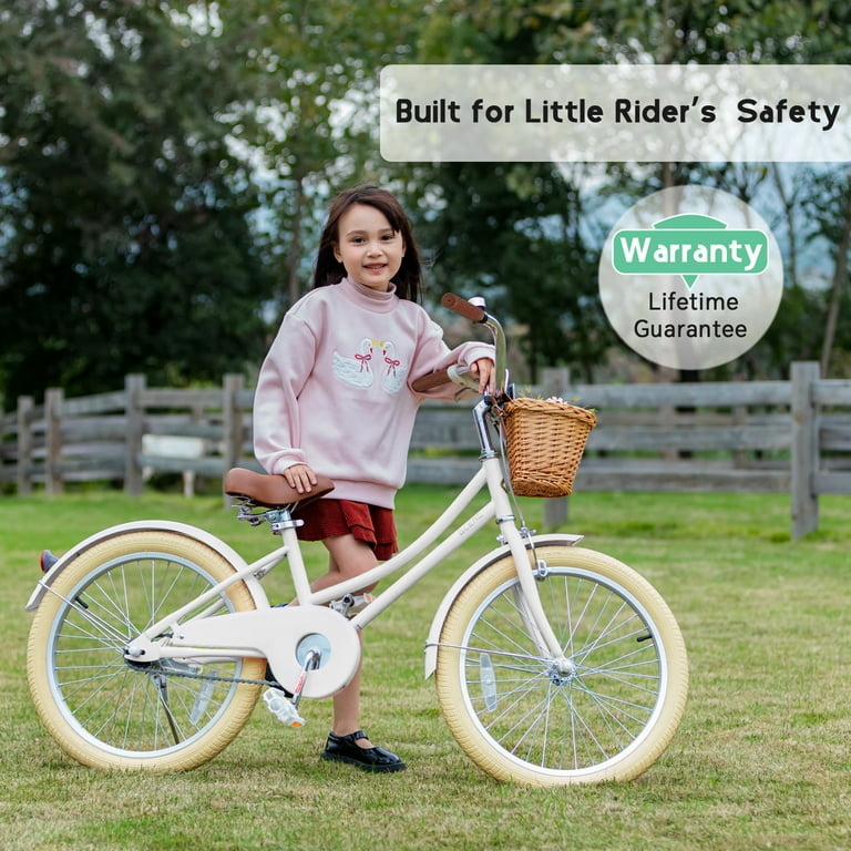 Glerc Little Molly 20 inch Kids Girls Bike for 7-13 Years Old