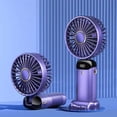 thumbnail image 1 of Ventilador de mano con Perfume, molino de viento con carga USB, pequeño ventilador de escritorio para estudiantes, ventilador de mano de verano para viajes al aire libre, 1 of 4