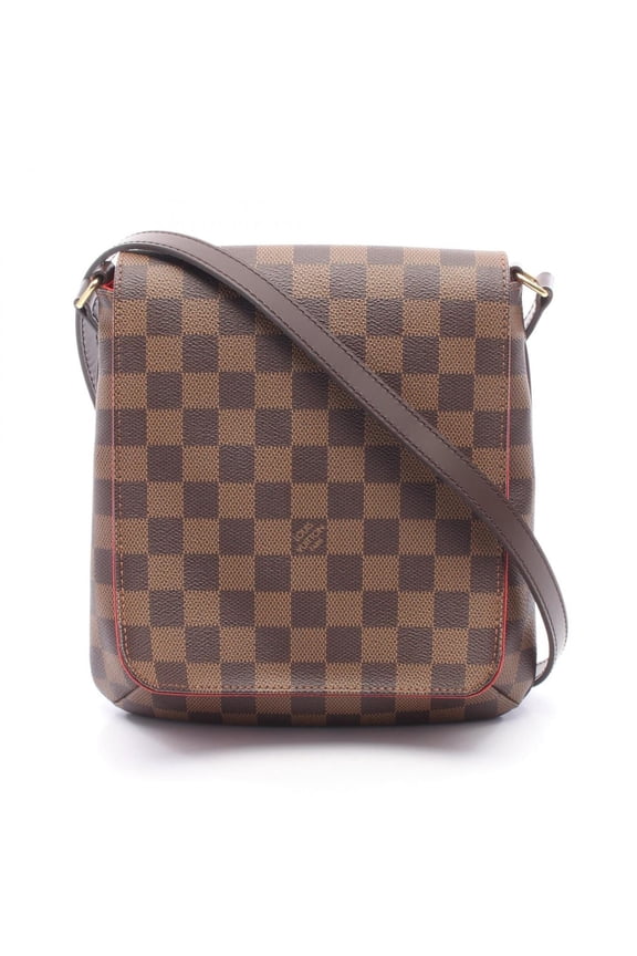 Pre-Owned Louis Vuitton Musette Salsa Long Strap Damier Ebene Shoulder Bag Handbag Coated...