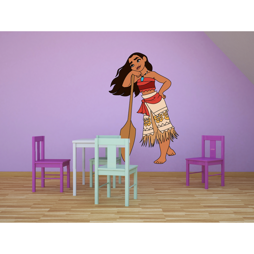 Moana Disney Cartoon Character Wall Decal Vinyl Sticker Art Home Decor