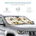 thumbnail image 3 of Bingfone Sunflowers Leaves And Birds Car Windshield Sunshade,Sun Foldable Sun Shield Sun Visor For Car - Medium, 3 of 8