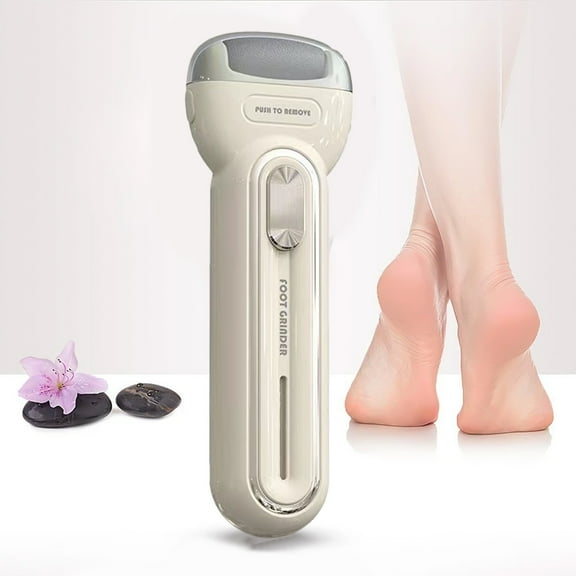 RXMEKW Callus Remover for Feet Heel Exfoliator Portable Rechargeable Foot Scrub Tool with Two-Speed Adjustment, No Harm to The Skin