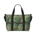 thumbnail image 6 of Rocae Succulents for Travel Shoulder Bag Top Handle Handbag with Yoga Mat Buckle for Gym, Work, Travel, 6 of 7