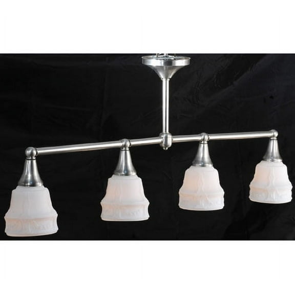 Meyda Tiffany 107332 Oyster Bay 4 Light 37-1/2" Wide Semi Flush Ceiling Fixture -