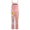 thumbnail image 5 of Enjoytime Womens Overalls Printed Adjustable Straps Denim Jumpsuits Casual Loose Plus Size Rompers, 5 of 7