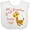 AA-White, variant on Inktastic My Great Grandma Loves Me Cute Giraffe Boys or Girls Baby Bib