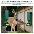 thumbnail image 4 of Hanging Gravit-y Deer Feeder 60Lbs Heavy Duty Automatic Deer Feeder Box Galvanized Steel Weatherproof Corn Feeders with Lid for Hunting and Farm, 4 of 10