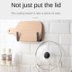 thumbnail image 4 of Wall Mounted Pot Cover Storage Rack Cutlery Holder Chopping Board Shelf For Home Kitchen Cooking Cookware Moisture Proof Cutting Board Holders, 4 of 5