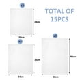 thumbnail image 2 of Plastic Bags For Clothes, 15 Pack Shipping Zip Bag With Vent Holes, Reclosable Zipper For Convenient Storage, FDA And USDA Requirements, Protection Against Dust And Odors, 2 of 8