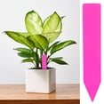 thumbnail image 5 of Single-Character Garden Marker, 1.97 x 0.39 inch Waterproof Plastic Label Stake for Herb Pots, Cactus Containers, Trays, Greenhouse Displays and Outdoor Organization, Hot Pink, 5 of 7