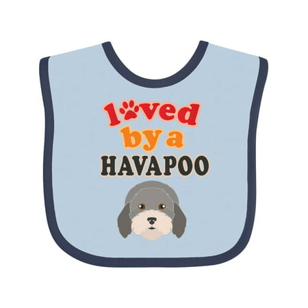 

Inktastic Havapoo Dog Poodle Havanese Gift Baby Boy or Baby Girl Bib