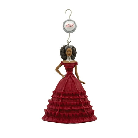 Hallmark Mattel African American Holiday Barbie 2018 Christmas