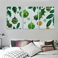 thumbnail image 3 of Ullo0ord Canvas Wall Art Painting One Panel Christmas Elements Leaves Artwork Prints, Modern Framed Canvas Wall Decor for Living Room Bedroom Bathroom, 3 of 4