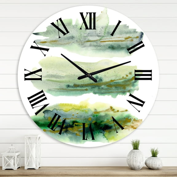 Designart 1 in Modern,Contemporary Wall Clock