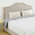 thumbnail image 5 of Haosy Satin Pillowcase for Hair and Skin Standard Cooling Silk Pillow Case with Envelope Closure Soft Pastel Rainbow Lemon 20"x26", 5 of 9