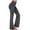 A-Gray, variant on Womens Bootcut Yoga Pants with Pockets Flare Workout Legging High Waist Lightweight Bottoms Activewear Black M