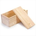 thumbnail image 2 of Paquete 4 Cajas Almacenamiento Madera Sin Terminar con Tapa Deslizante,Estuche para Recuerdos Vintage,Contenedor para Tarjetas,Caja de Regalo Pequeña para Pasatiempos Artísticos, 2 of 5