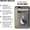Gray, variant on Men's Minimalist Wallet with Built-in AirTag Case Holder - Stylish and Secure Wallet, Air Tag Genuine Leather Wallet RFID Technology Credit Card Holder (Carbon Fiber)