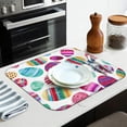 thumbnail image 3 of Dish Drying Mat Drainer Pads - Extra Large Microfiber Drying Mats for Dishes Kitchen Counter Super Absorbent Pads for Draining Racks (Green,16"x18" ), 3 of 5