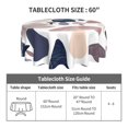 thumbnail image 5 of YFYANG 60 inch Round Table Cloth, Reusable Polyester Watercolor Mushroom Pattern Table Cover for Indoor Outdoor Kitchen Restaurant Table Decoration Tablecloths, 5 of 8