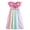 Multi-Rainbow, variant on Girls' Toddler Princess Fantasy Gown, Multi-Rainbow, Size 4