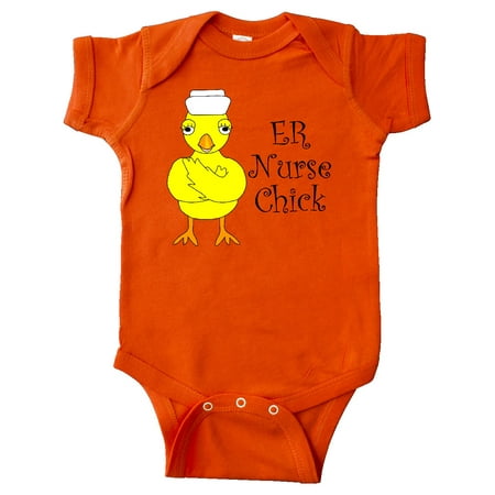 

Inktastic ER Nurse Chick Gift Baby Boy or Baby Girl Bodysuit