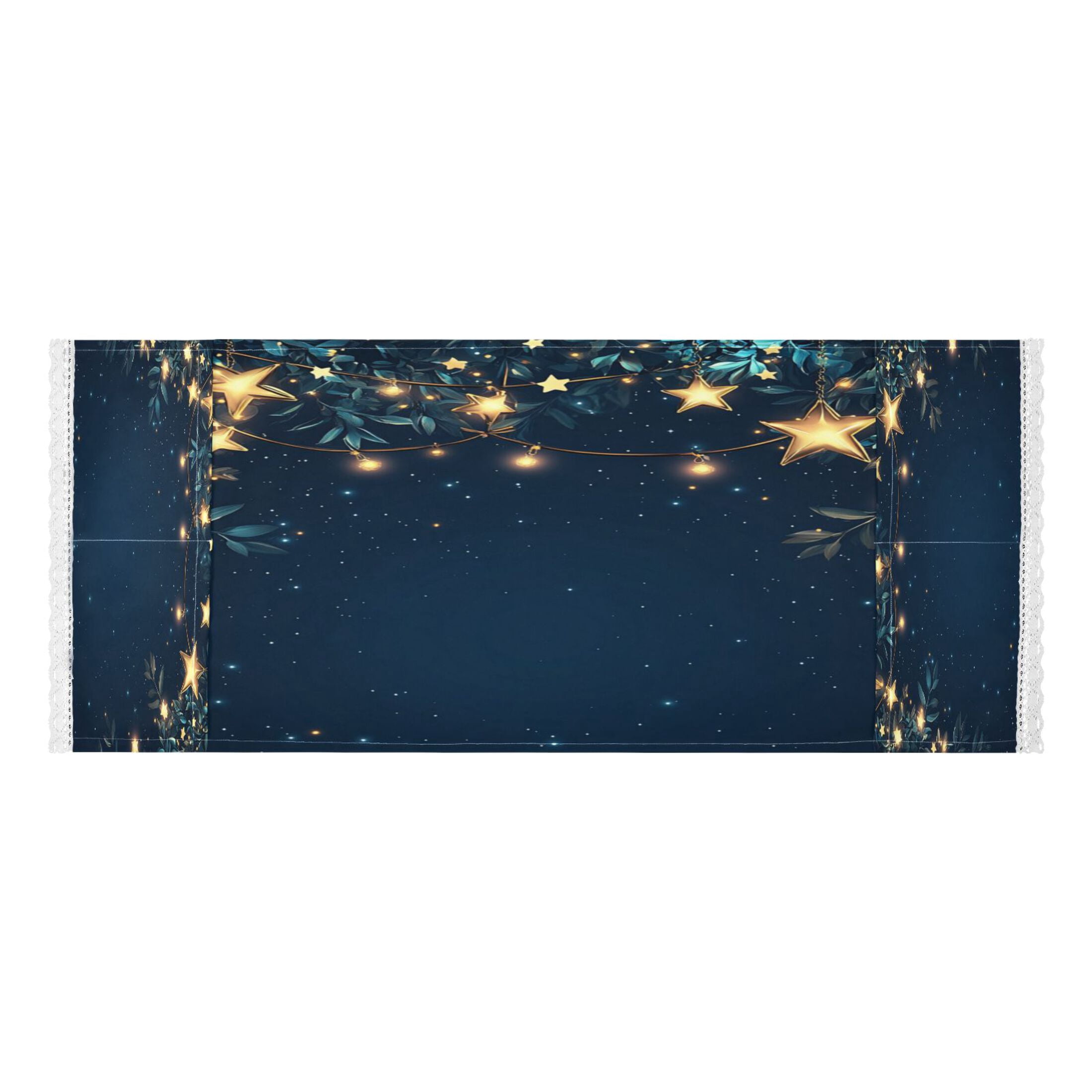 Stars on A Dark Blue SkyWasher and Dryer Covers Dust-Proof and Oil Resistant Fridge Cover with 4 Storage Pockets Washing Machine Top Cover for Laundry Kitchen Home 51.2 x 22 In