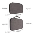 thumbnail image 5 of TINYSOME Travel Strap Storage Bag Plain Zipper Watchband Holder Pouch Box for-Apple Watch, 5 of 14