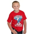 thumbnail image 3 of Hefty Smurf American Muscle USA Crewneck T Shirts Boy Girl Teen Brisco Brands S, 3 of 6