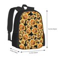 thumbnail image 3 of Daiia Sunflowers 1 Backpack for Men and Women -Durable Backpack Large Capacity, Water-Resistant Bag with Adjustable Straps and Laptop Compartment, 3 of 9