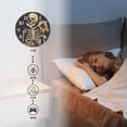 thumbnail image 3 of Round Wall Clock,Old Skeleton Holding Sunflower,Silent Non-Ticking Wall Clock Decor for Home Office Kitchen Living Room Bedroom(10inch), 3 of 4