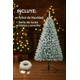 thumbnail image 3 of Arbol de Navidad Nevado de Lujo 210 cm con Serie de Luces LED y Base Metalica Reforzada Pino Decorativo Premium con Nieve Artificial, 3 of 7