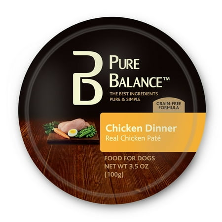 Balance Dinner - (12 Pack) Pure Balance Canned Chicken Dinner Wet Dog Food, 3.5 Oz