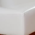 thumbnail image 3 of Lopez Ivory Leather Counter Stools - 2 Pack, 3 of 5