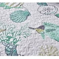 thumbnail image 7 of Davulos Full/Queen Coastal Quilt Bedding Set 3-Piece Summer Coastal Quilt with Shams Reversible Bedspread Quilt Set All Season Lightweight Nautical Quilted Coverlet, 7 of 7