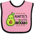 thumbnail image 3 of Inktastic Auntie's Little Avocado with Cute Baby Avocado Boys or Girls Baby Bib, 3 of 4