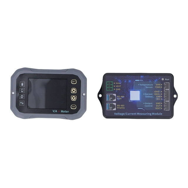 400A Battery Monitor, Various Protection APP Control 0-120V Intuitive Voltmeter Coulometer with Shunt for Car