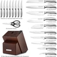 thumbnail image 2 of Zulay 20-Piece Stainless Steel Kitchen Knife Set with Built-in Sharpener – Ultra Sharp, Rust-Resistant Knives in Natural Wood Block, 2 of 11