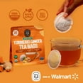 thumbnail image 6 of FGO Turmeric Ginger Tea, Organic, Eco-Conscious Tea Bags (20 Count), 6 of 6