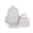 White 420*300*150, variant on Floral Lace Nylon Daypack Bundle with Lunch Tote & Pen Case, 3-Piece Preppy Academy Rucksack Combo for Travel & Daily Use (White)