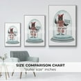 thumbnail image 4 of Christmas Penguin Snow Globe - Framed Gallery Wrapped Holiday Canvas - 27 x 41 - White Frame, 4 of 8
