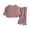 Pink, variant on Toddler Infant Boys Fall Outfits Long Sleeve Simple Solid Color Cotton Sweatshirt Pants Warm Loose Fit 2Pcs Outfits Set Childrens Dailywear