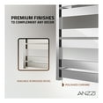 thumbnail image 2 of Starling Series 6-Bar Wall Mounted Electric Bathroom Warmer Rack in Polished Chrome Finish Stainless Steel, 2 of 11