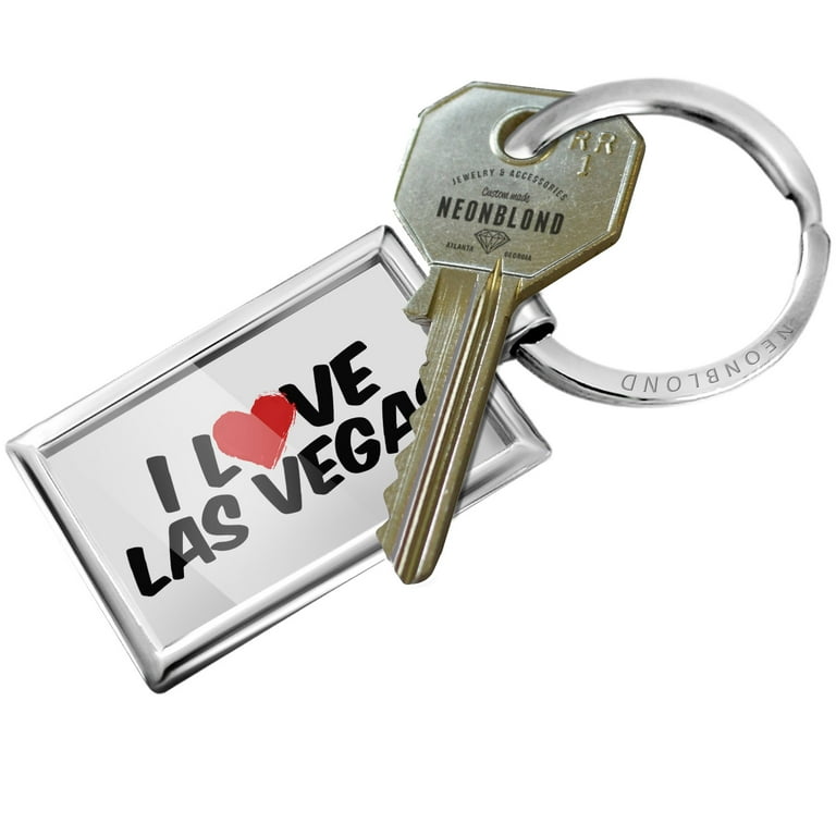 Neonblond Keychain I Love Las Vegas, Women's, Size: One size, Black