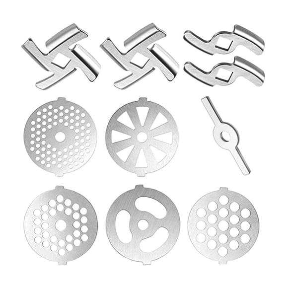 Stainless Steel Meat Grinder Parts Food Grinder Accessories Meat Grinder Attachment for Household Kitchen Use