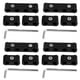 thumbnail image 1 of Separador de cables para bujías de aleación de aluminio, 12 Uds., 8mm, 9mm, 10mm, divisor de cables para motor (negro) Jadeshay A, 1 of 9